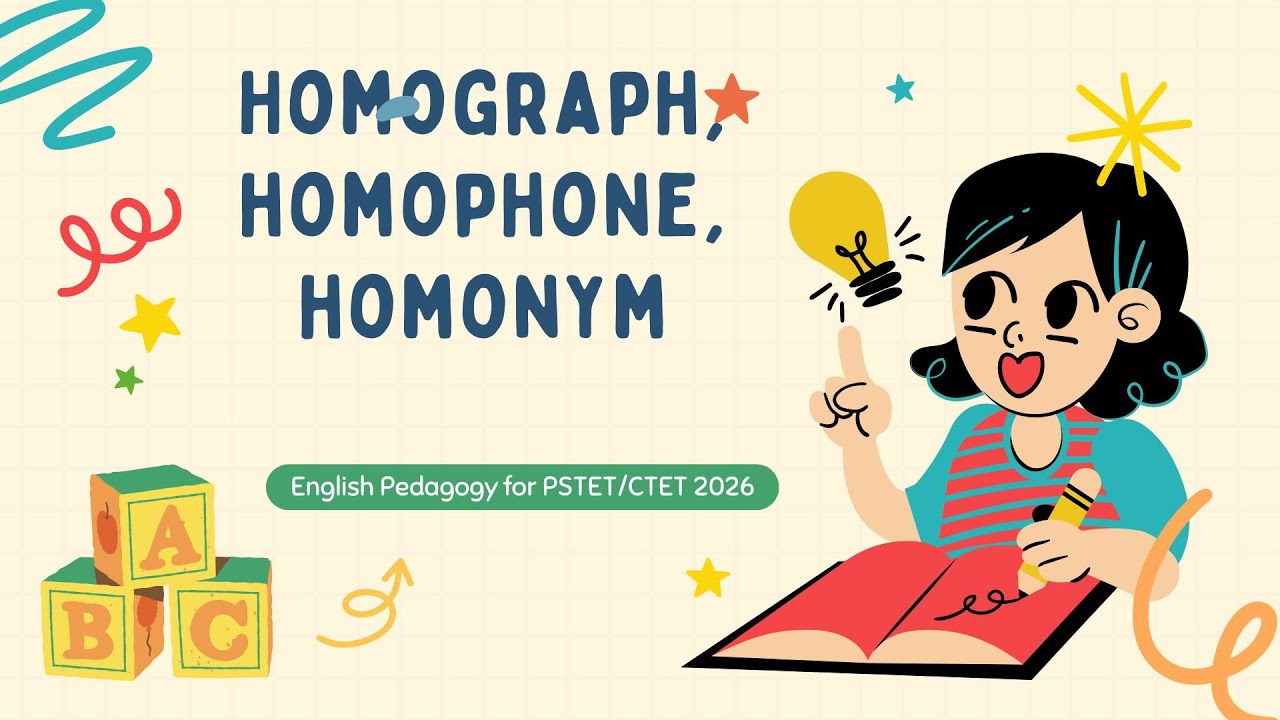 Homograph, Homophone & Homonym