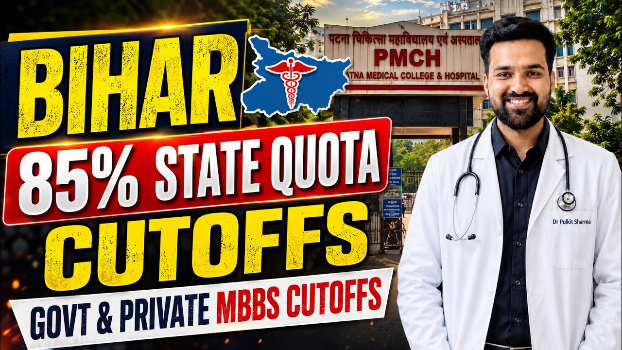 NEET 2026 | Bihar State Quota Category Wise Cutoffs | Govt & Private MBBS Cutoffs