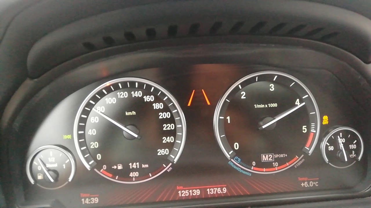 BMW f01 740d acceleration 0-190km/h