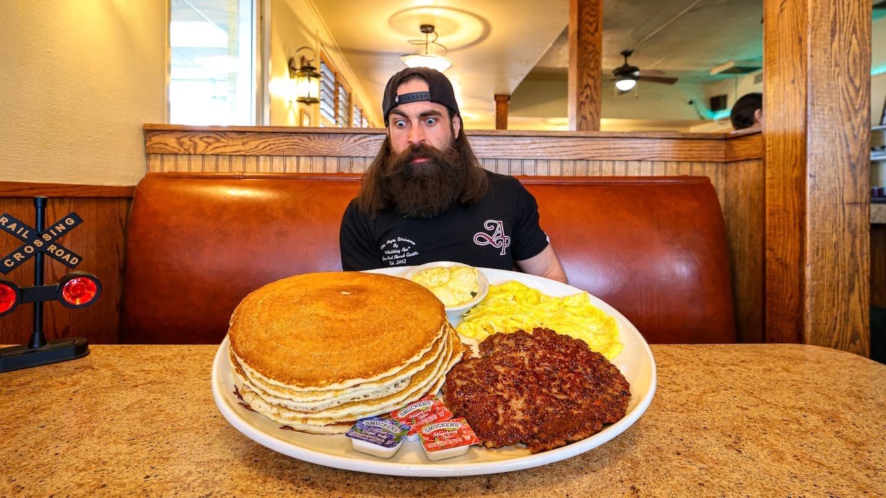 WIN FREE BREAKFAST FOR A WHOLE YEAR IF YOU CAN FINISH 'THE TRAIN WRECK CHALLENGE!&rsquo; | BeardMeatsFood