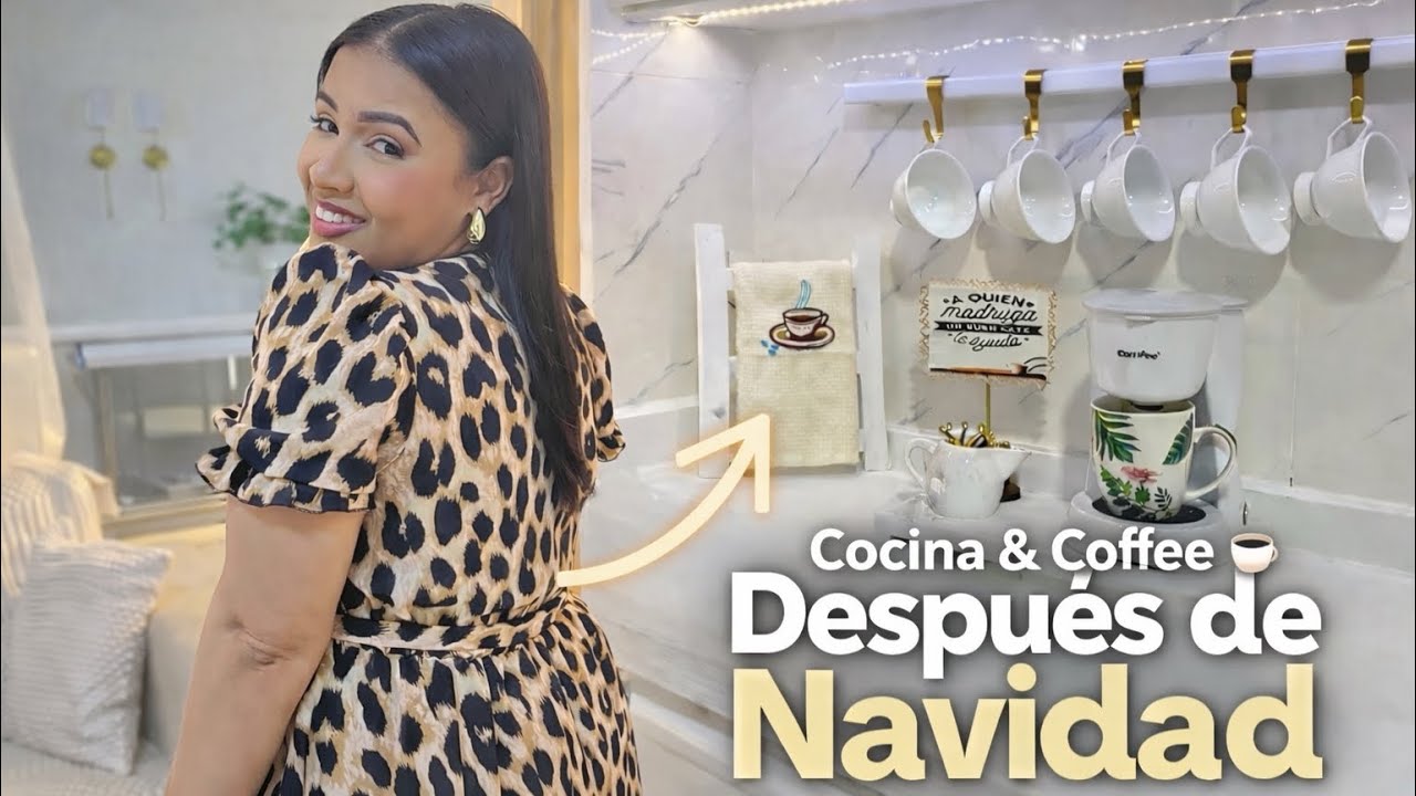 Decoración de cocina después de Navidad | Cocina & Coffee ☕✨
