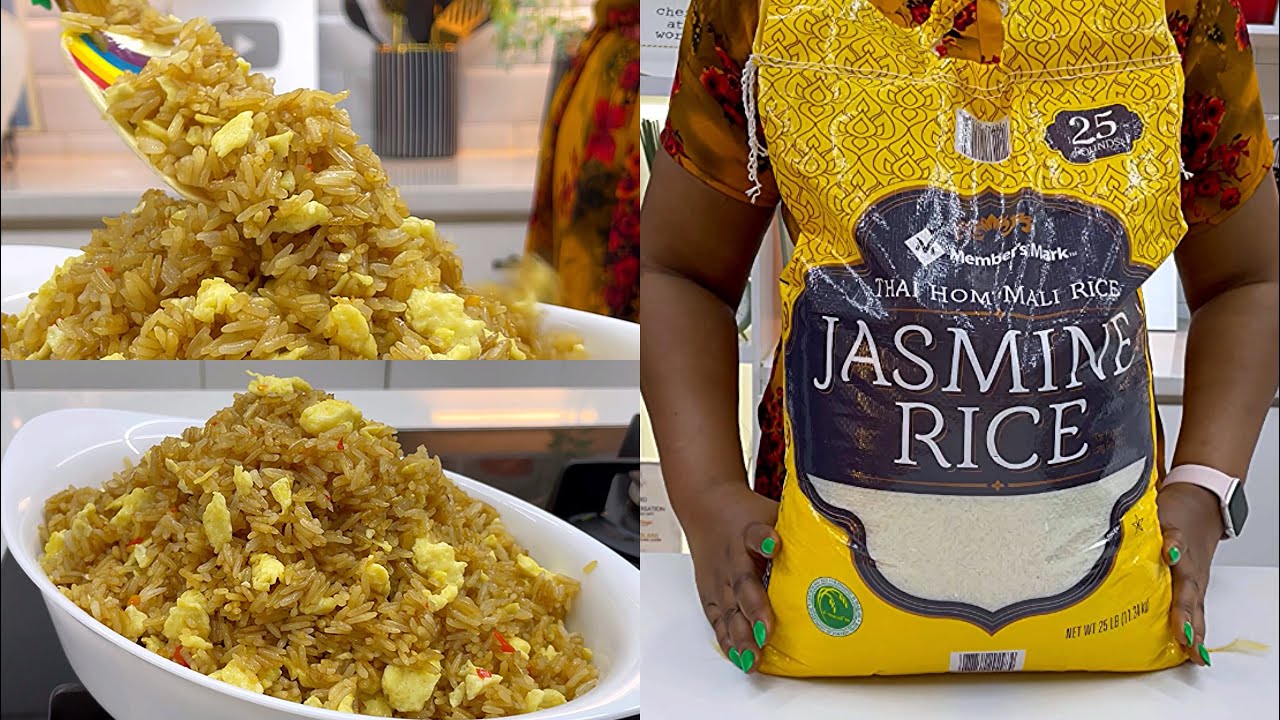 КАК ПРИГОТОВИТЬ РИС ЖАСМИН ПРОСТОЙ СПОСОБ | РИС, ОБЖАРЕННЫЙ С ЯЙЦОМ | DIARYOFAKITCHENLOVER #рецепты