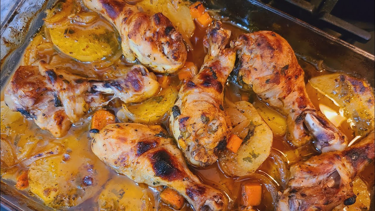 Запечённая курица с итальянской заправкой | Легкий ужин по доступной цене