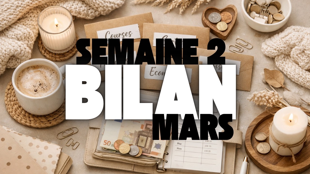 Merci maman 🤣 : des économies & une belle semaine | Bilan semaine 2 Mars • Méthode des enveloppes ✨