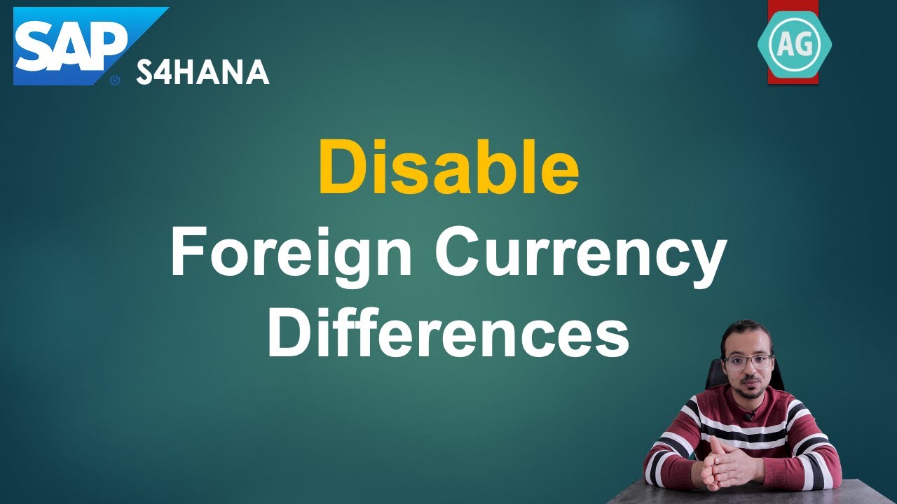 Disable Foreign Currency Differences on a General Ledger Account #Shorts #AGSnippets