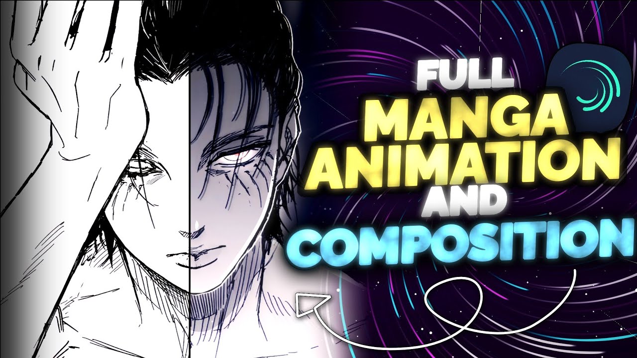 Full Manga Animation + Basic Composition Tutorial in Alight Motion 