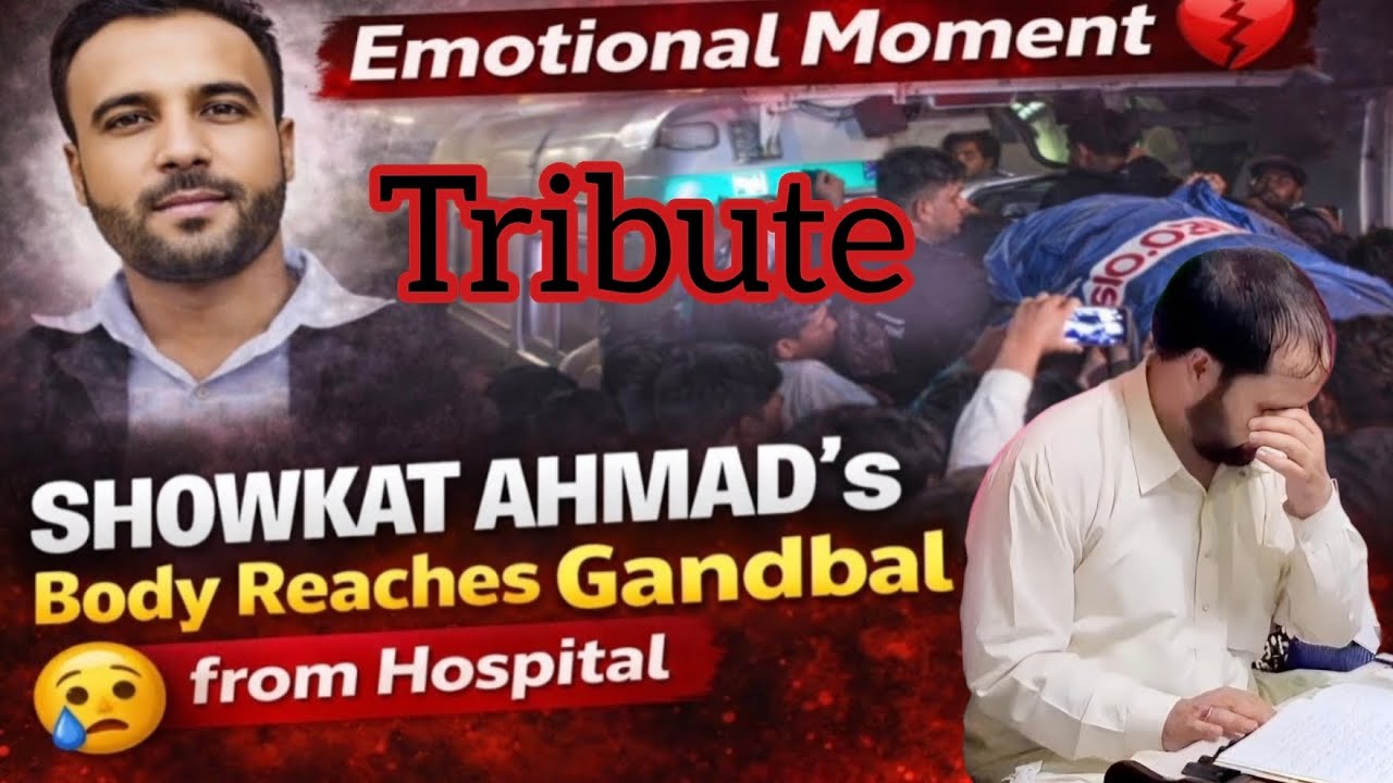Tribute 😭 emotional moment 😢 gm bulbul showkat ahmad ko allah tala jannatul Firdous ata karay ameen 