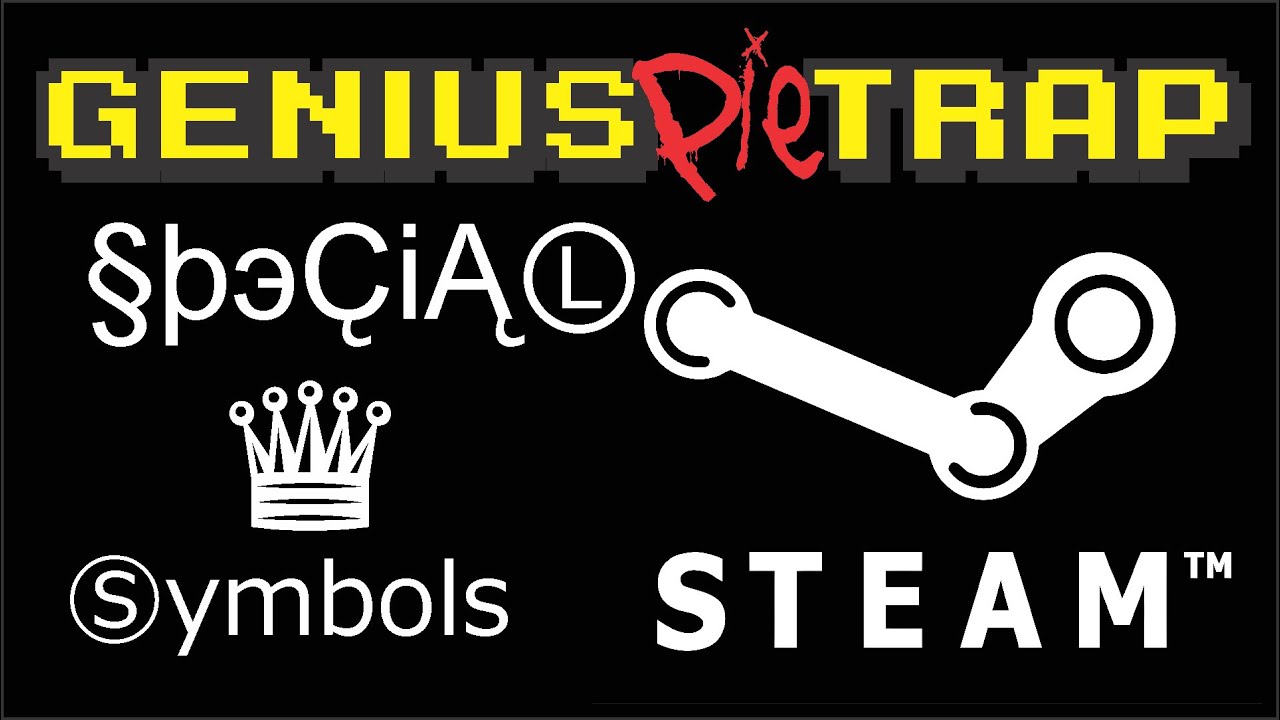 Special Character Text Symbols in Steam