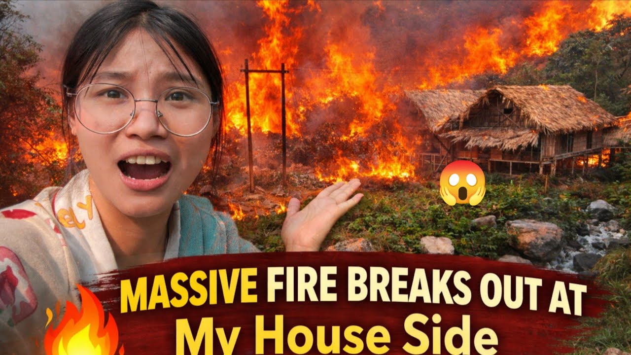 Massive Fire Just Outside My Home | Arunachal Pradesh