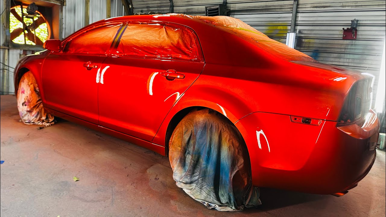 How to Spray a Candy Paint on Volunteer Car