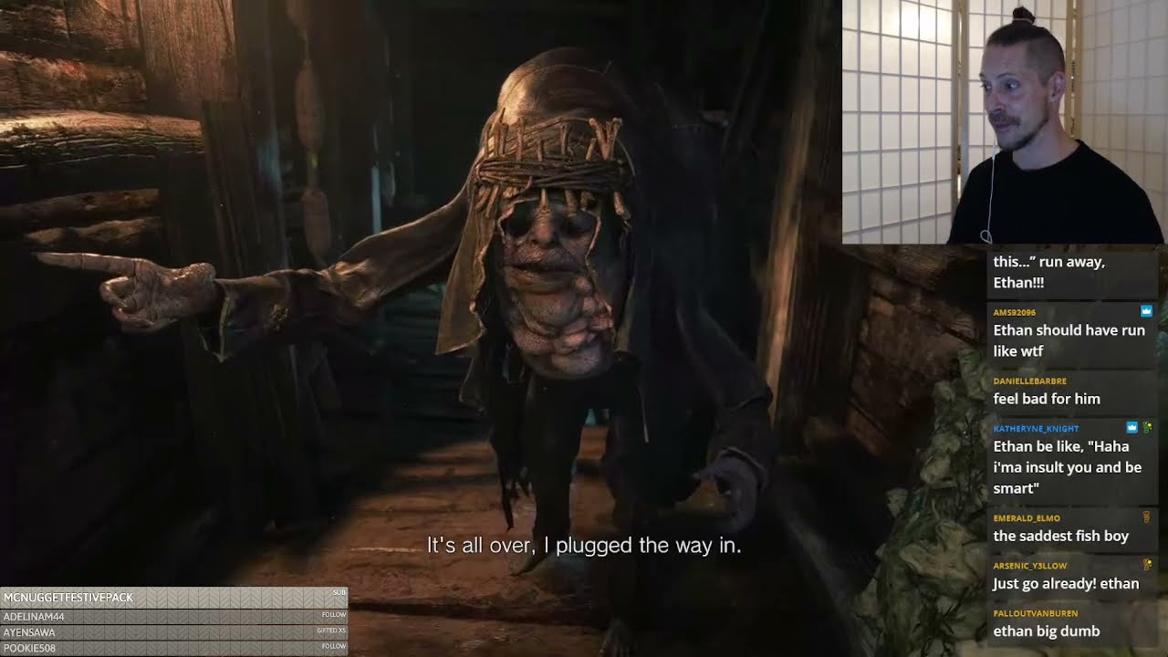 Neil Newbon (Heisenberg) reacts to Salvatore Moreau in Resident evil 8 Village | Part 1