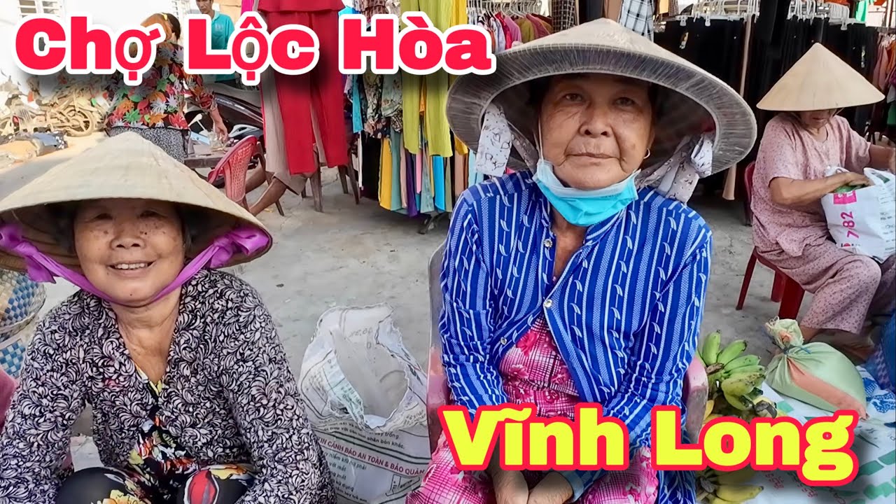 Chợ Lộc Hòa Long Hồ Vĩnh Long Người Lớn Tuổi Khó Khăn Vui Mừng Nhận Quà Từ Mỹ | Khương Nhựt Minh