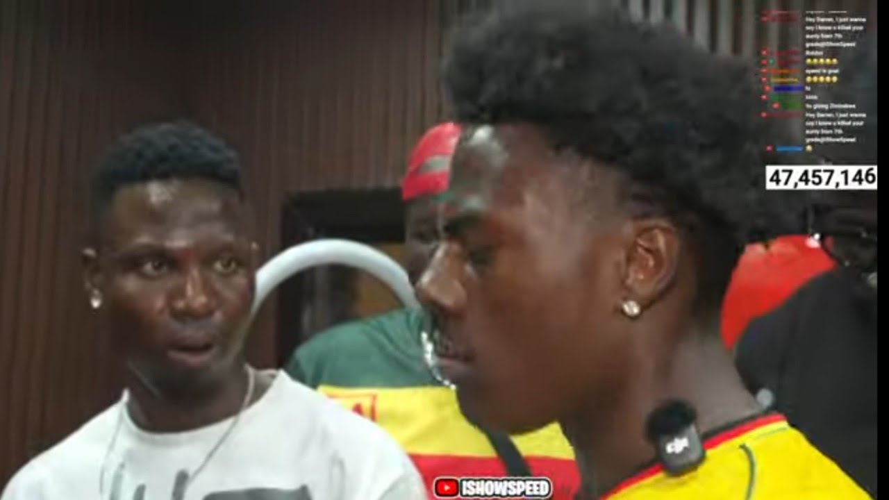 Ishowspeed Live At Chill Spot Records Zimbabwe 2026