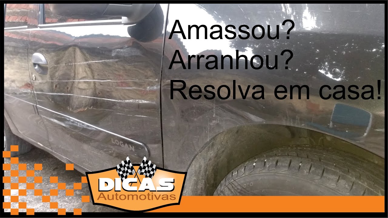 Como desamassar carro e remover arranhões em casa / Dicas Automotivas
