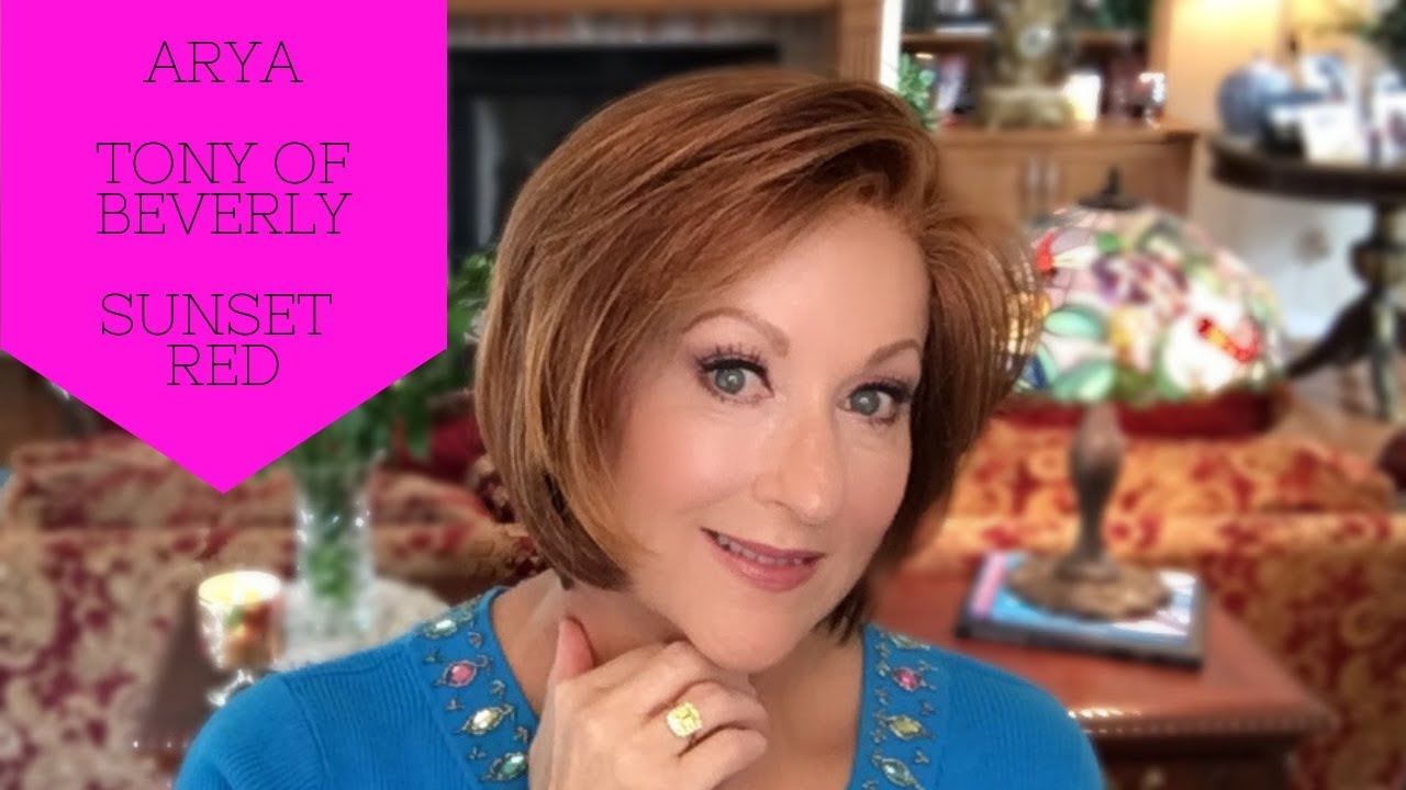 Tony of Beverly ARYA wig review | Sunset Red | Crazy Wig Lady