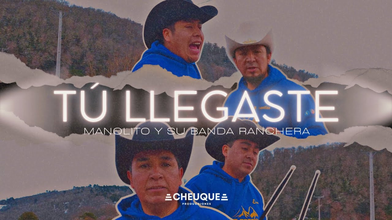 Manolito Y Su Banda Ranchera - Tú Llegaste (Videoclip Oficial) / Cumbia ranchera 2024