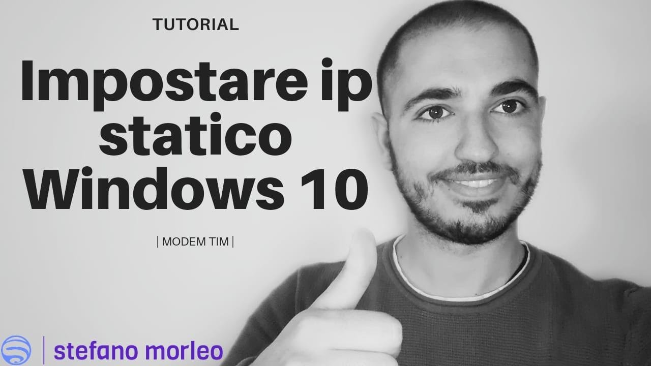 TUTORIAL Impostare ip statico Windows 10 |MODEM TIM|