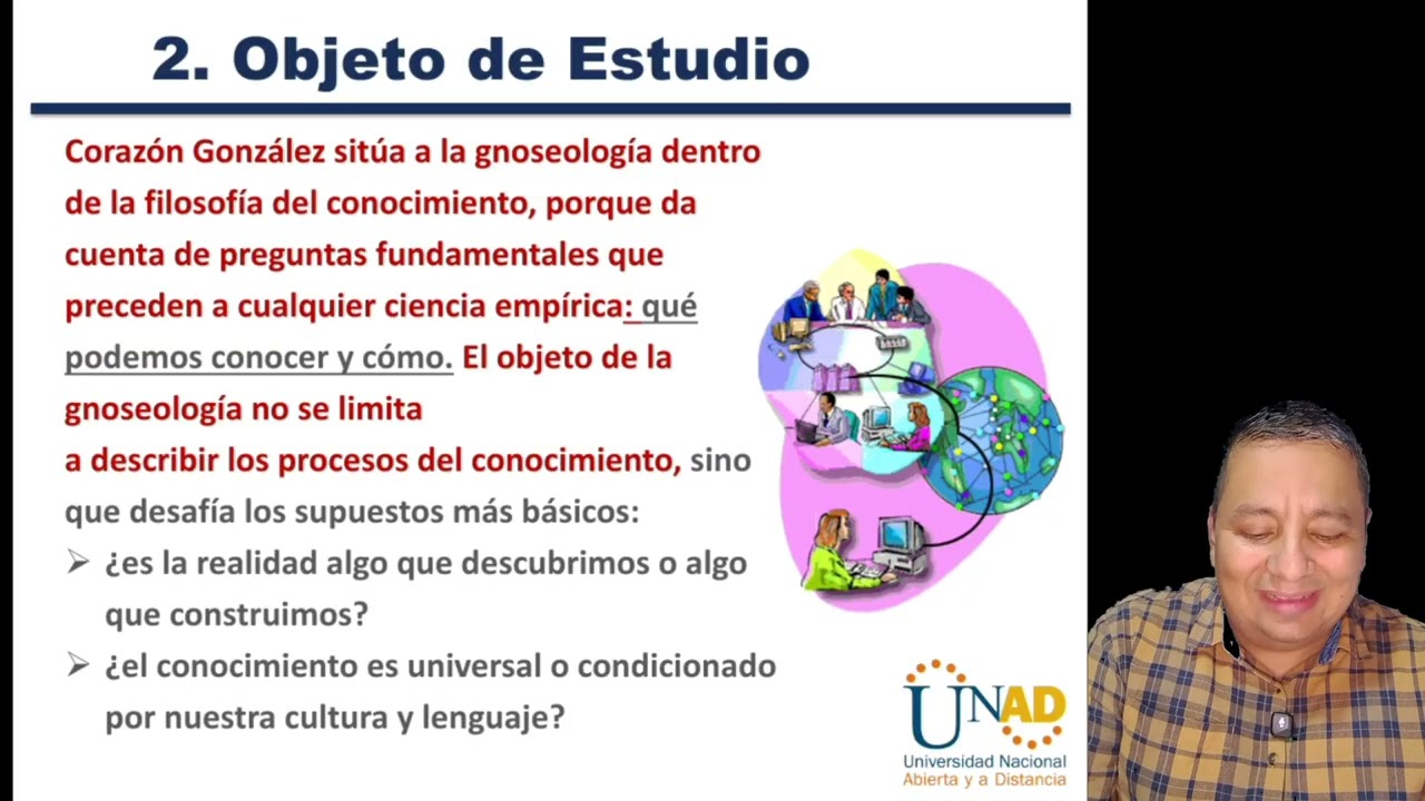 Definición y características de la Gnoseologia. Programa de Filosofía UNAD