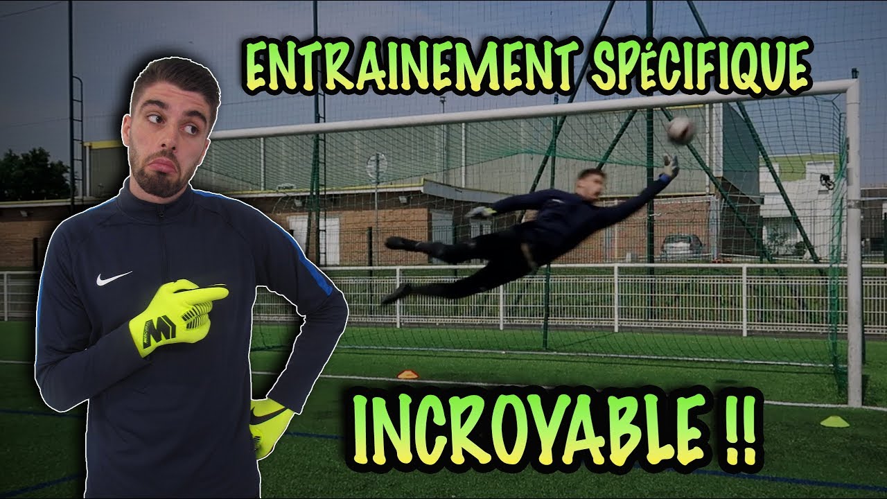 ENTRAINEMENT SPÉCIFIQUE GARDIEN DE BUT FOOTBALL - PLONGEON & RÉFLEXE