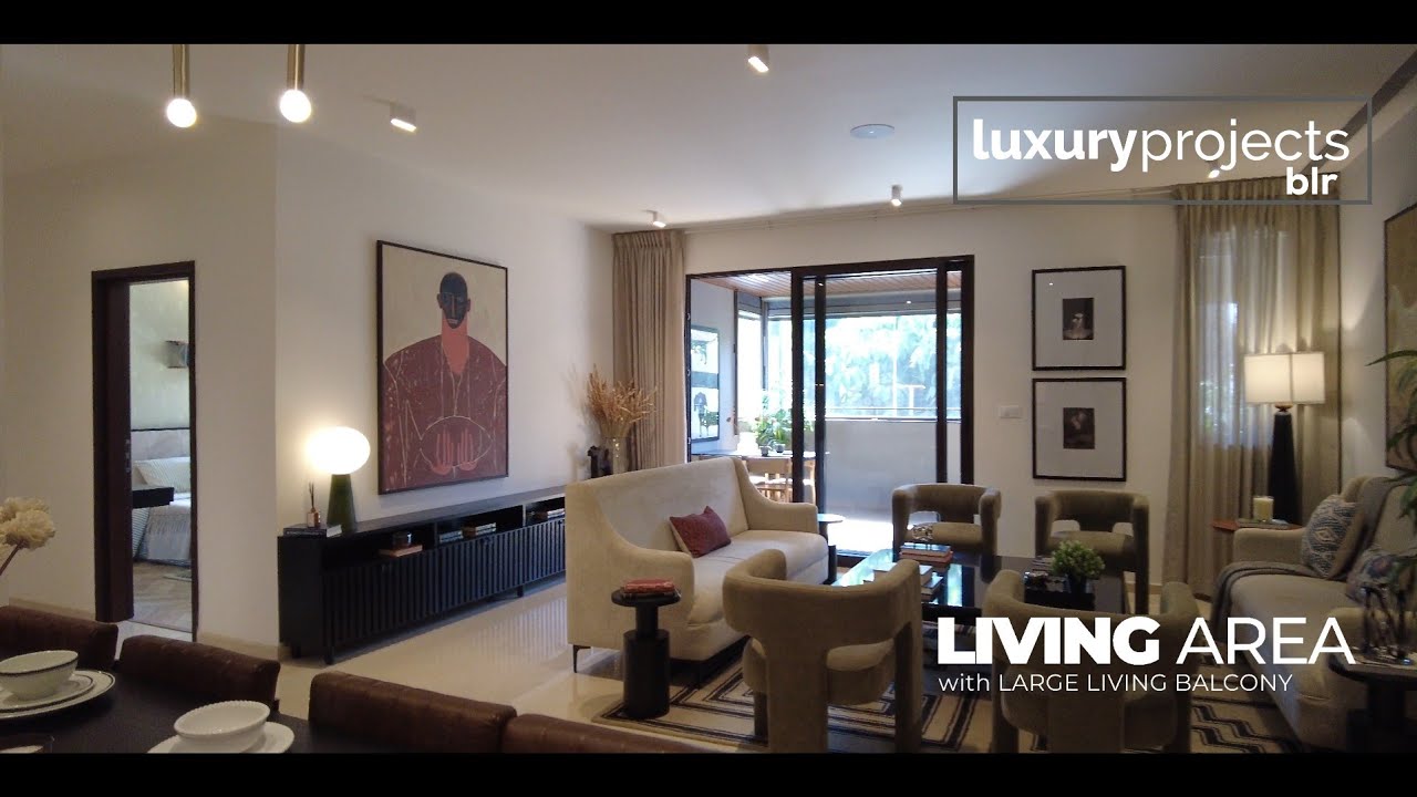Big Balcony 3 & 4 BHK Home Tour | Luxury Apartments in North Bangalore
