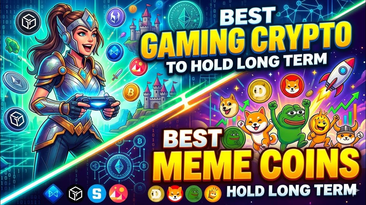 Best Gaming Crypto Coins to hold for long term ||Best Memes Coins to hold for long term ||