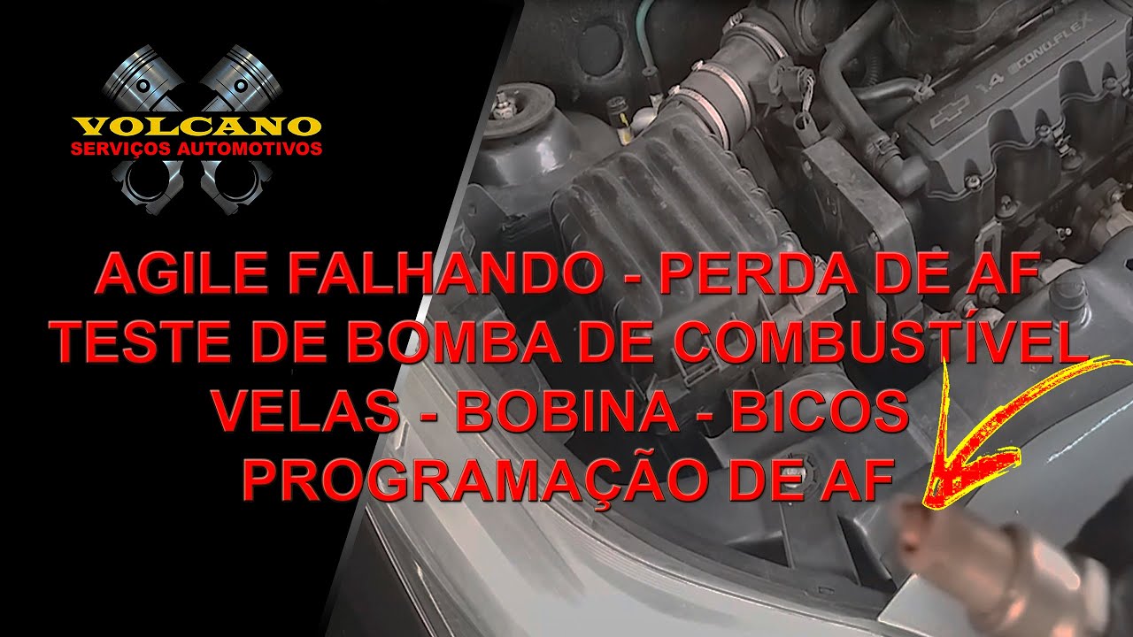 Agile falhando, não pega. Não reconhece combustível.