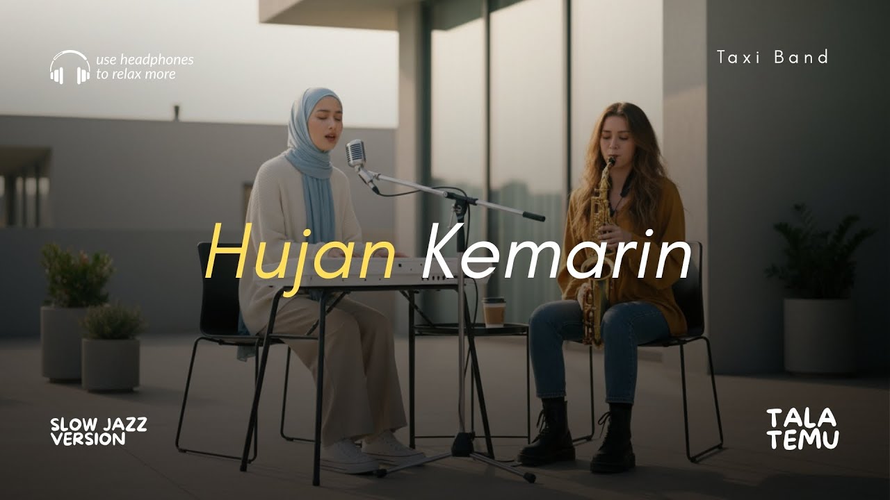 POV: Kamu dengerin lagu ini pas lagi hujan...🎷🌧️ | Taxi Band - Hujan Kemarin (Slow Jazz Version)