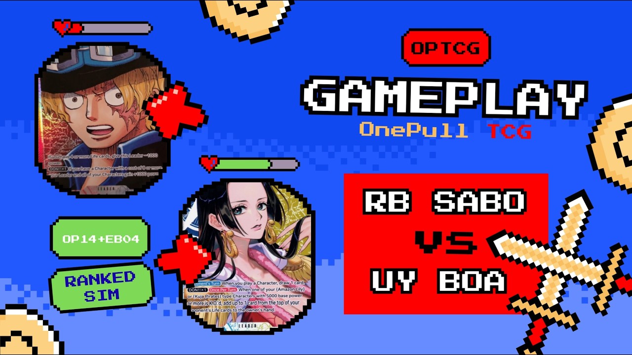 (OP14 + EB04) SABO vs BOA HANCOCK  - Ranked Gameplay (Match 5/5)