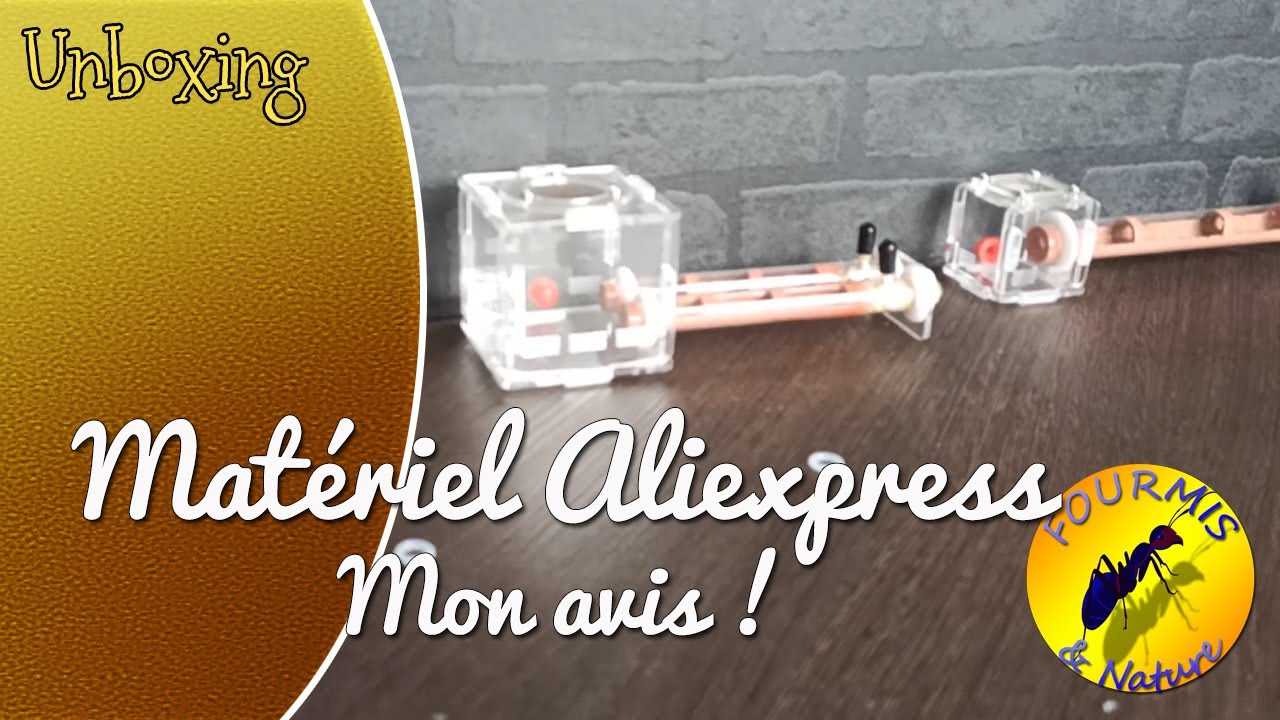 Unboxing Aliexpress, aide de chasse et tube pl&acirc;tre. Montage et avis.