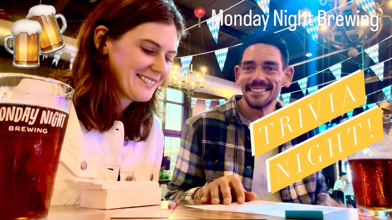 🏆Come Play Trivia at Monday Night Brewing With Us! | Trying Their Seasonal Oktoberfest Beer🍻