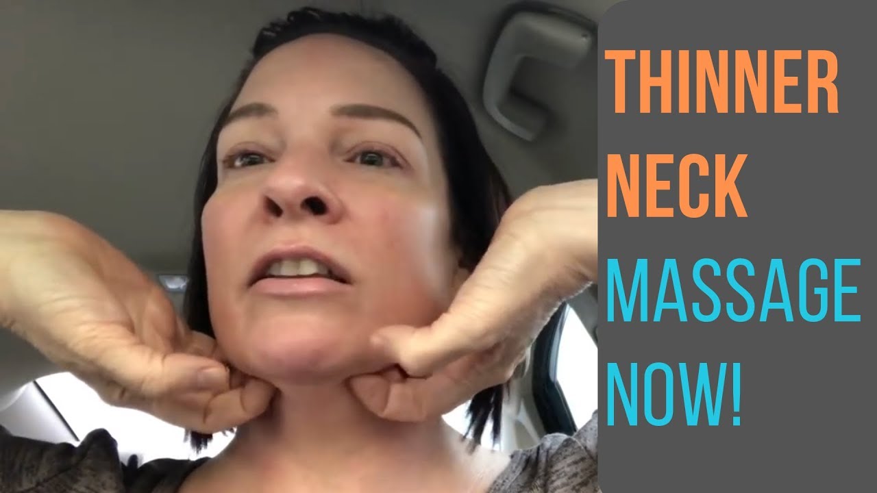 How to get a thinner neck with pro massage
