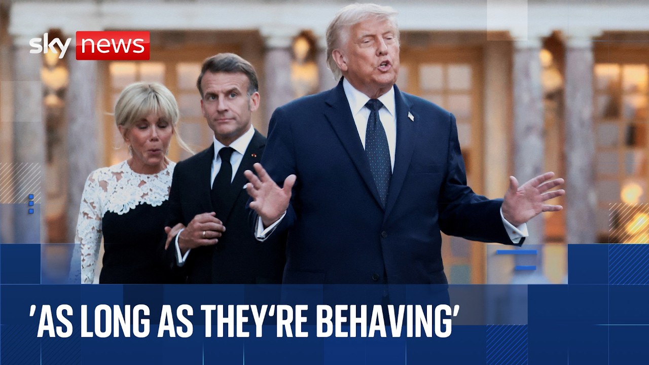 Трамп прибыл в Версаль на ужин с Макроном