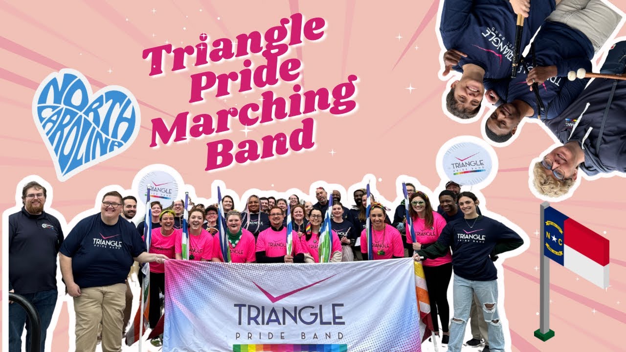 2025 St. Patty’s Parade in Downtown Raleigh, NC (Triangle Pride Marching Band)