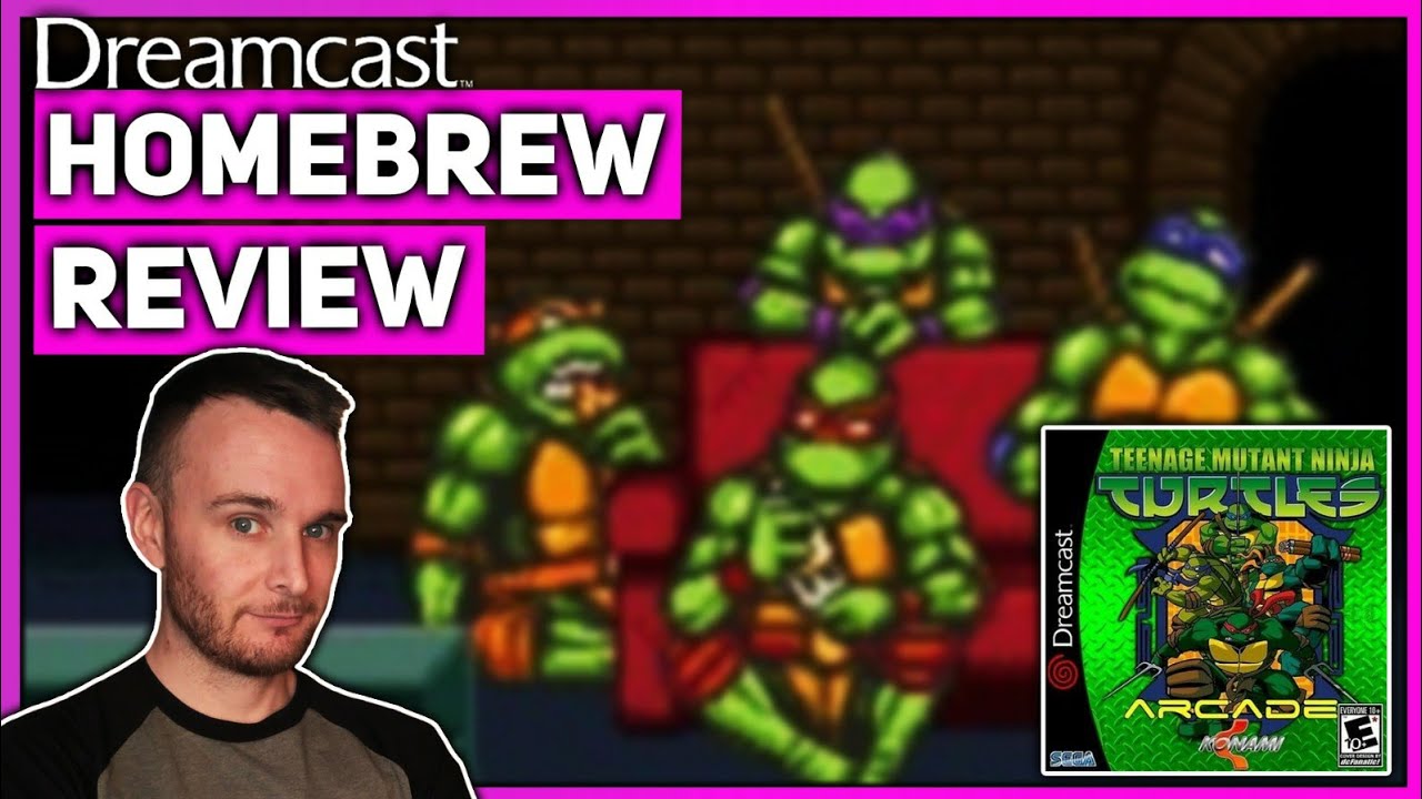 TEENAGE MUTANT NINJA TURTLES ON DREAMCAST - SEGA DREAMCAST HOMEBREW\PORT REVIEW