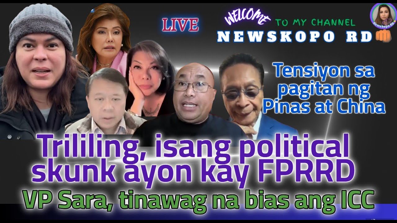 Trililing, isang political skunk ayon kay FPRRD / VP Sara, tinawag na bias ang ICC