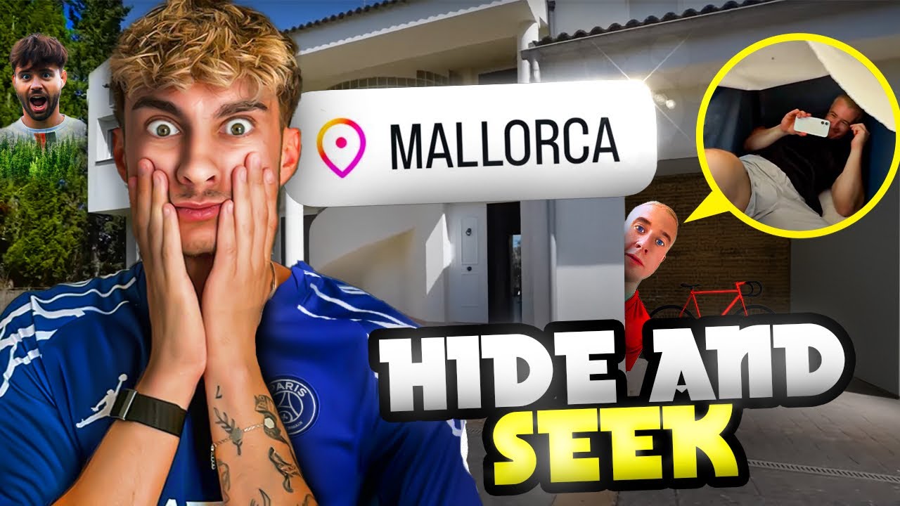 VERSTECKEN CHALLENGE in XXL LUXUS VILLA auf MALLORCA!