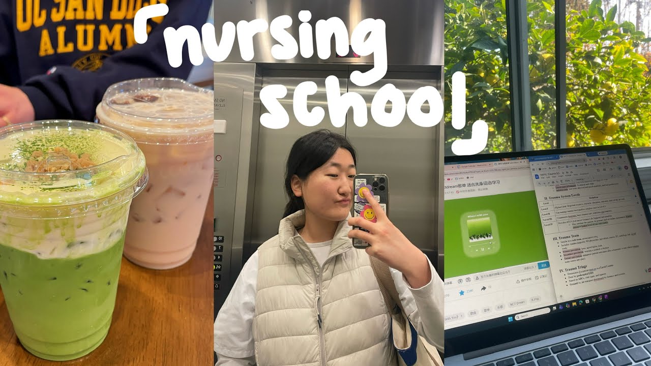 nursing school finals season | study vlog | CAL STATE FULLERTON