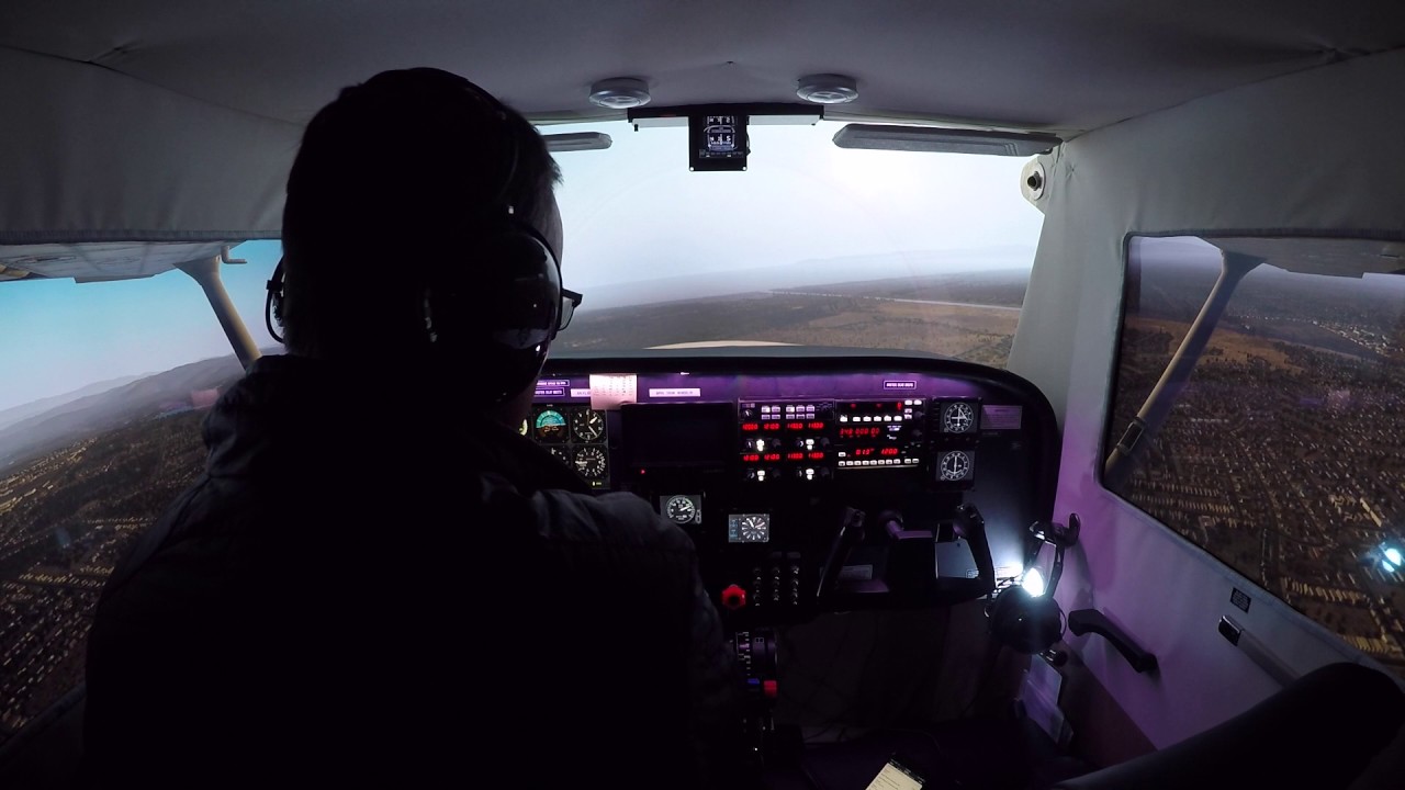 X Plane 11 Beta Review Flight (Cessna Home Cockpit)