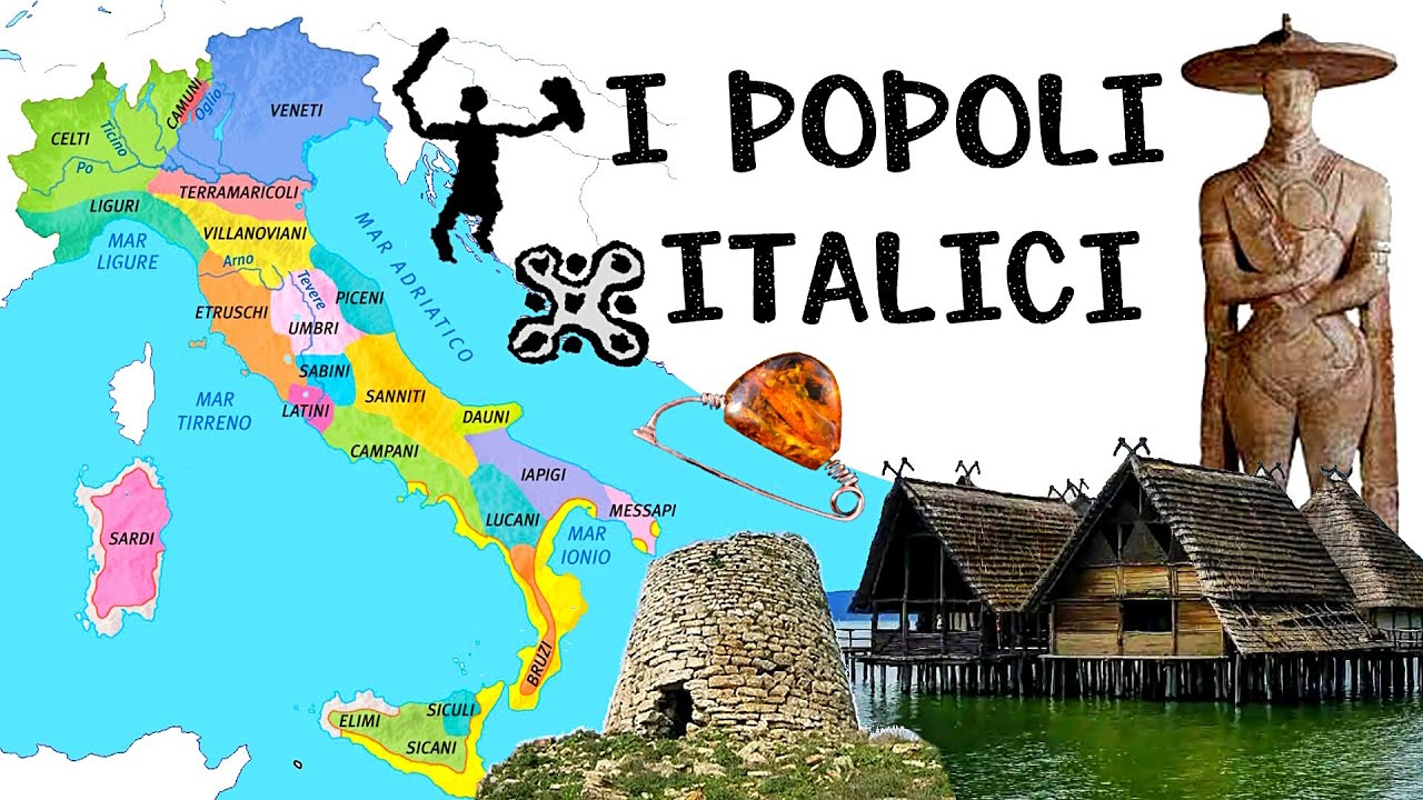 📚🏺 I POPOLI ITALICI - Italia Antica: Camuni, Celti, Terramaricoli, Villanoviani, Sardi... (STORIA)