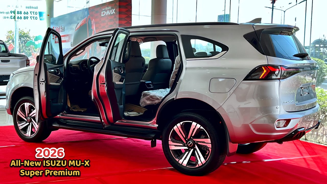 All-New 2026! ISUZU Mu-X AWD Premium - New Performance Exterior and Interior