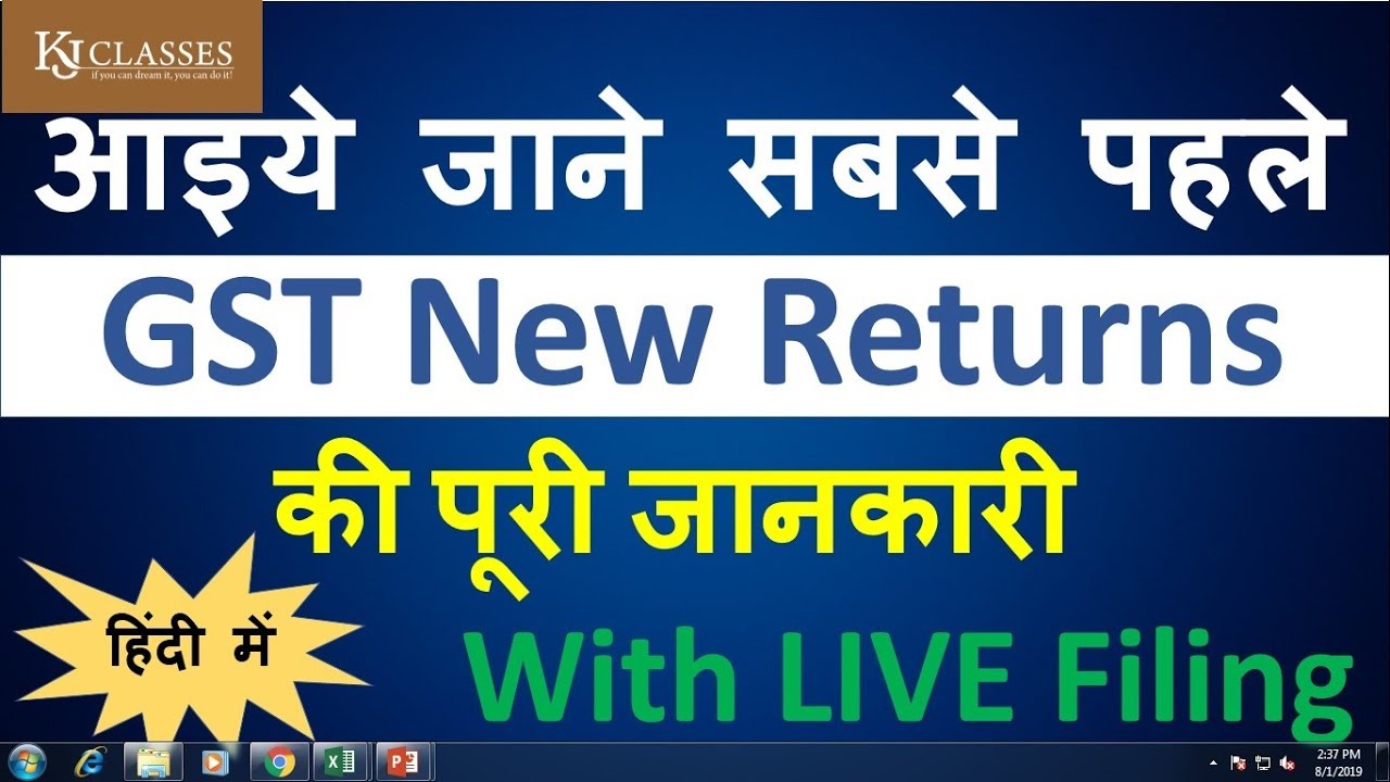 Complete Knowledge of GST New Returns with Live Filing