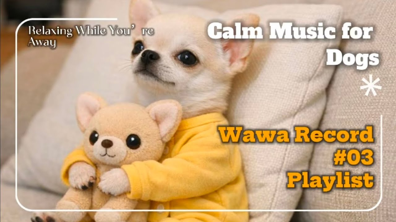 Wawa Record #03 | 집에 혼자있는 강아지를 위한 음악 music for Dogs Home Alone 7H Calm Playlist