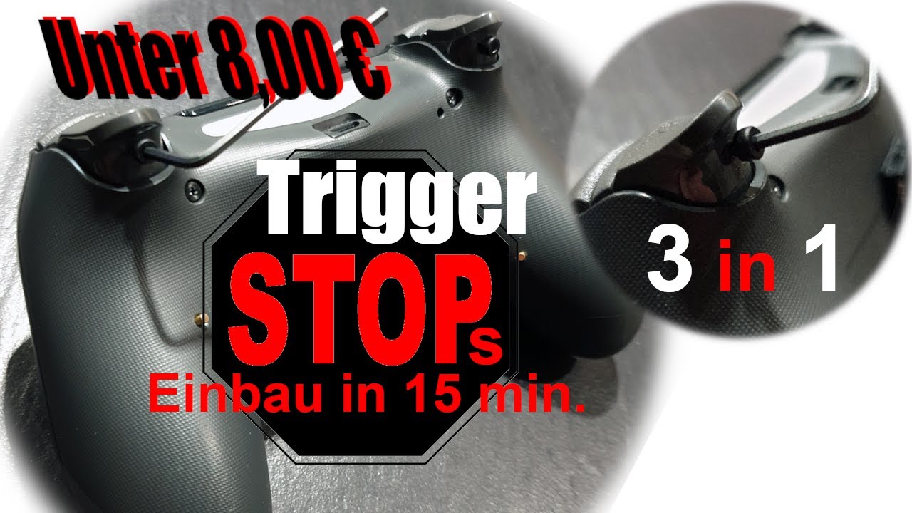 PS4 Controller Trigger Stops L2 | R2 Einbauset Montagehilfe AUCH für Xbox Controller PERFEKT