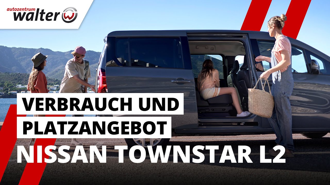 Was sagt die Tanknadel? - Townstar Probefahrt mit 7 Personen | Nissan Townstar 7 Sitzer