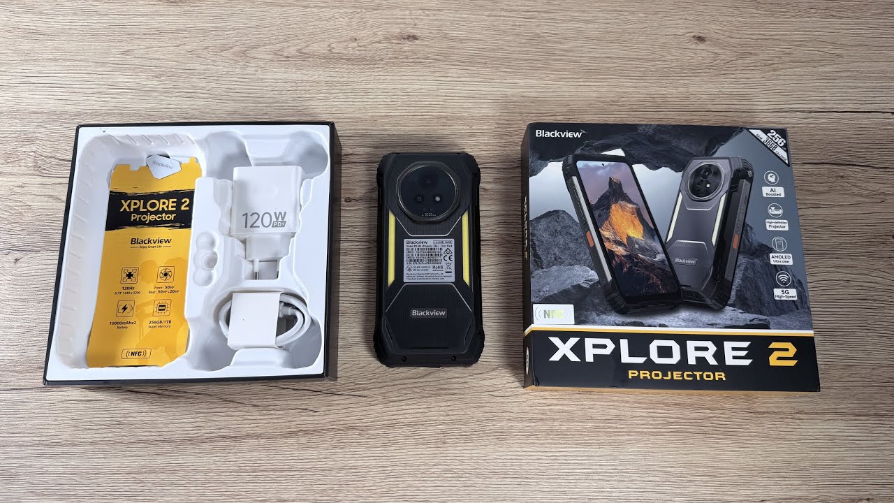 Обзор проектора Blackview XPLORE 2: прочный телефон с аккумулятором ёмкостью 20 000 мАч и мини-пр...