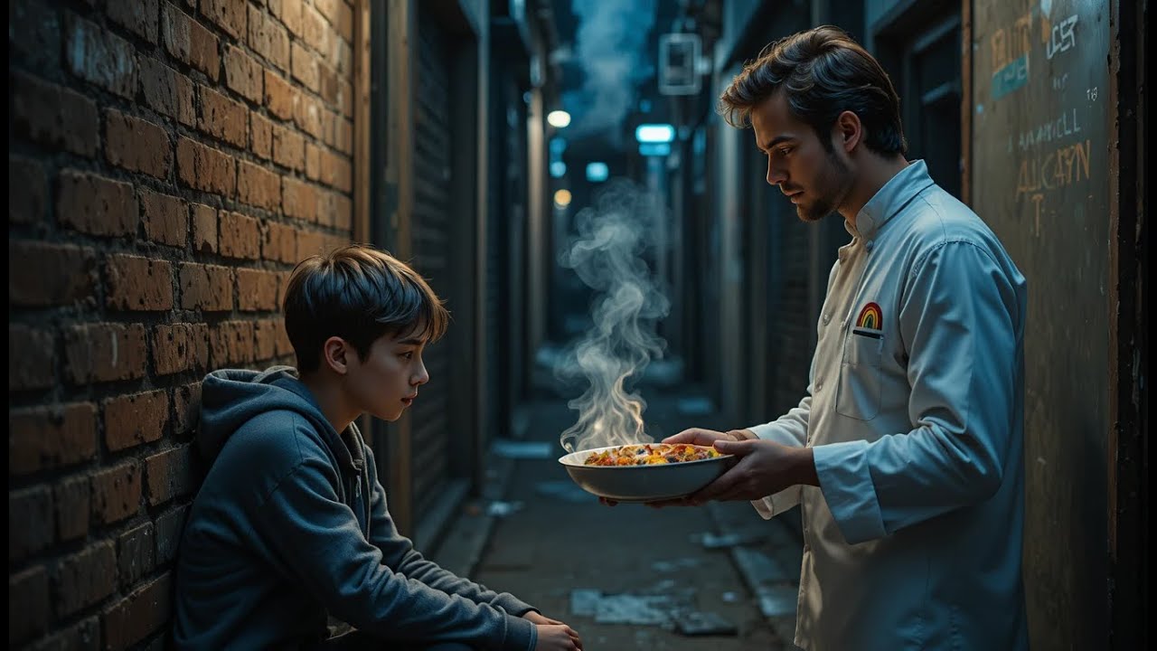 **Chef Gay Alimenta a un Niño Sin Hogar y Años Después una Boda Revela la Verdad**