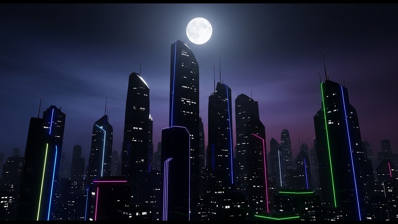 Obsidian Skyline | Dark Electronic Music for Night Drive