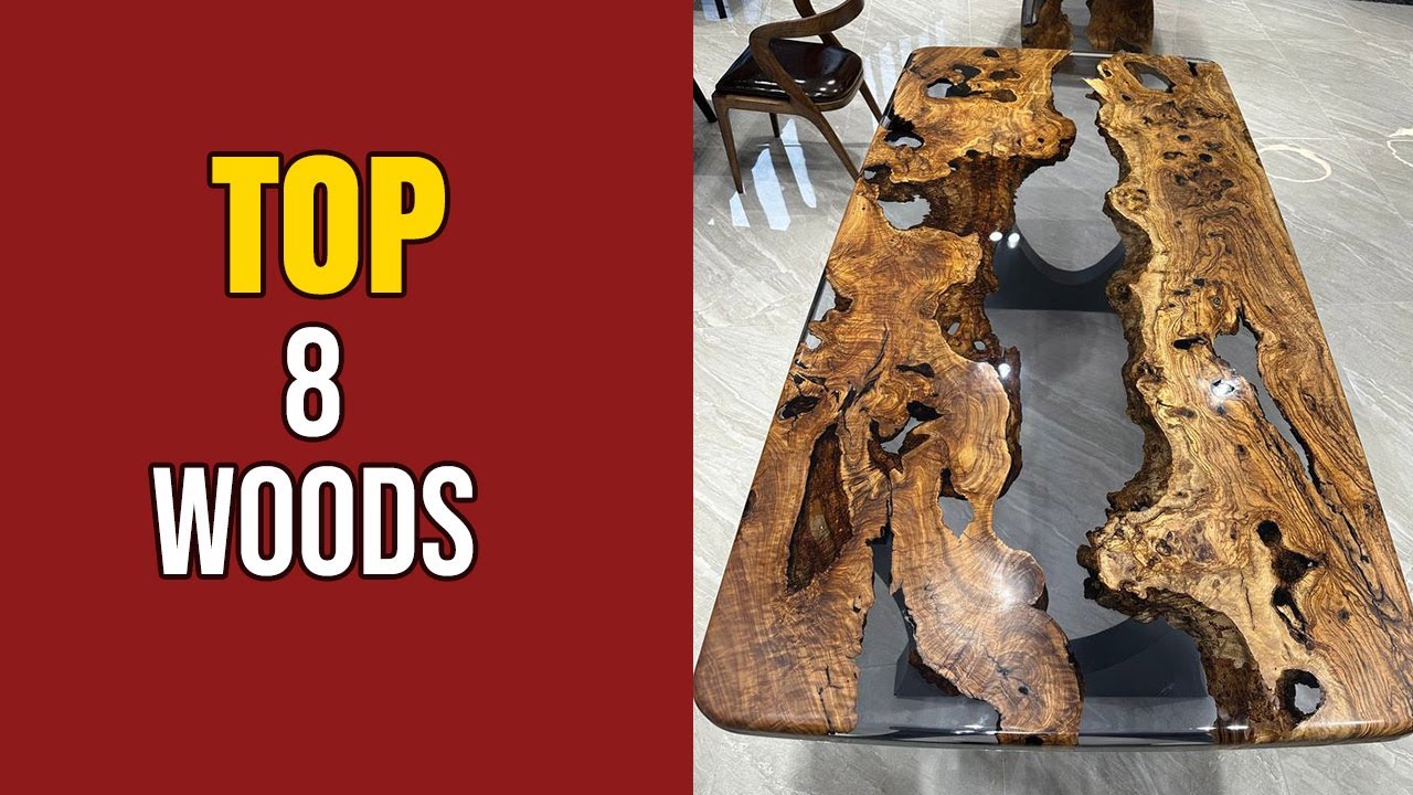 Top 8 Wood Types for Epoxy River Tables