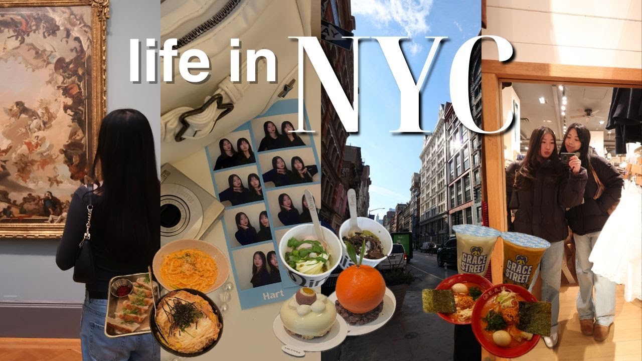 living in nyc 🗽 | soho shopping, photo booths, the met, nyc eats