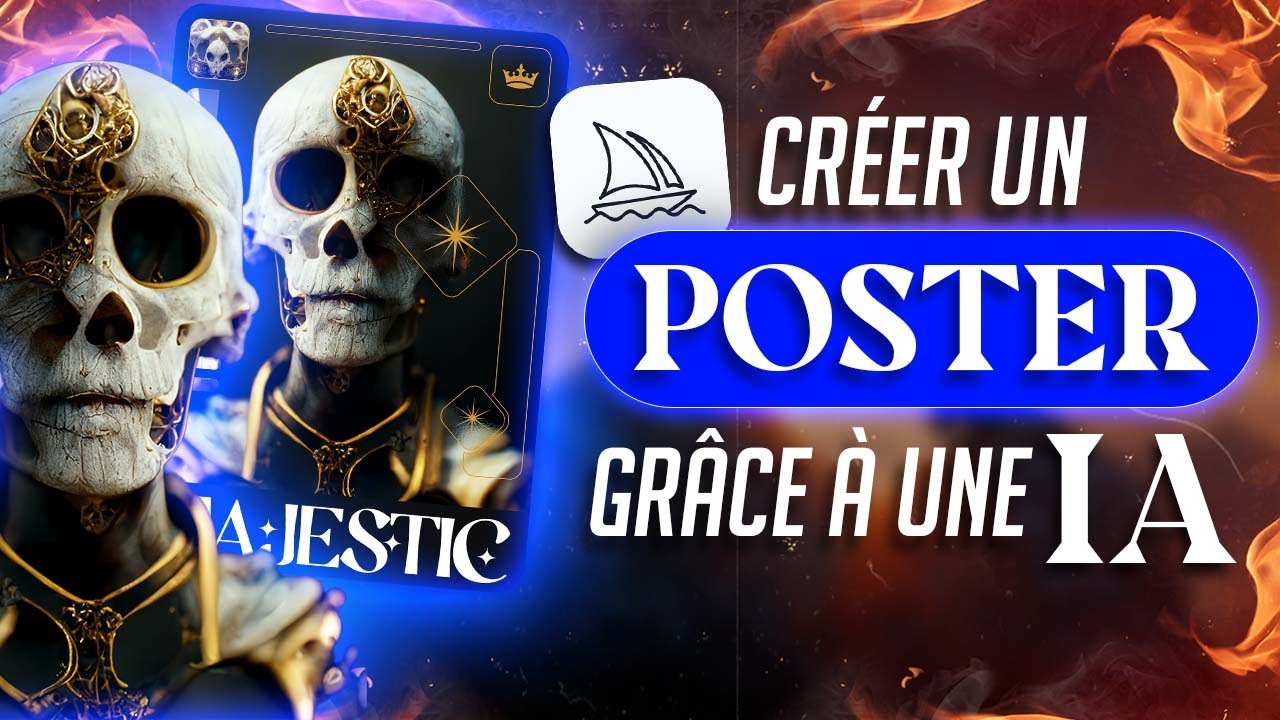 💣 Créer un poster grâce à une intelligence artificielle - Tuto Midjourney + Photoshop
